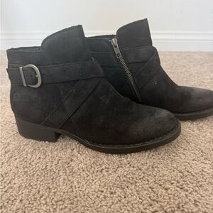Black Suede Ankle Boots